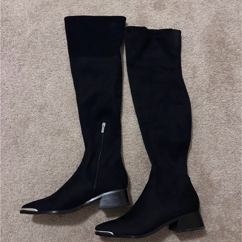Marc Fisher Black Over-the-Knee Boots